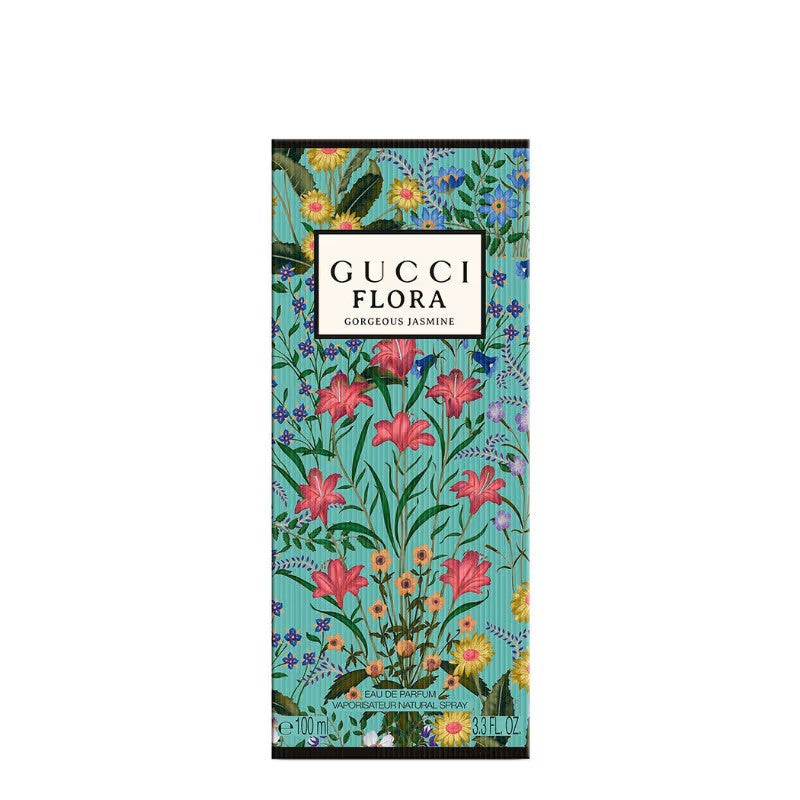 Guccii Floraa Gorgeous Jasmine Perfume Green bottle