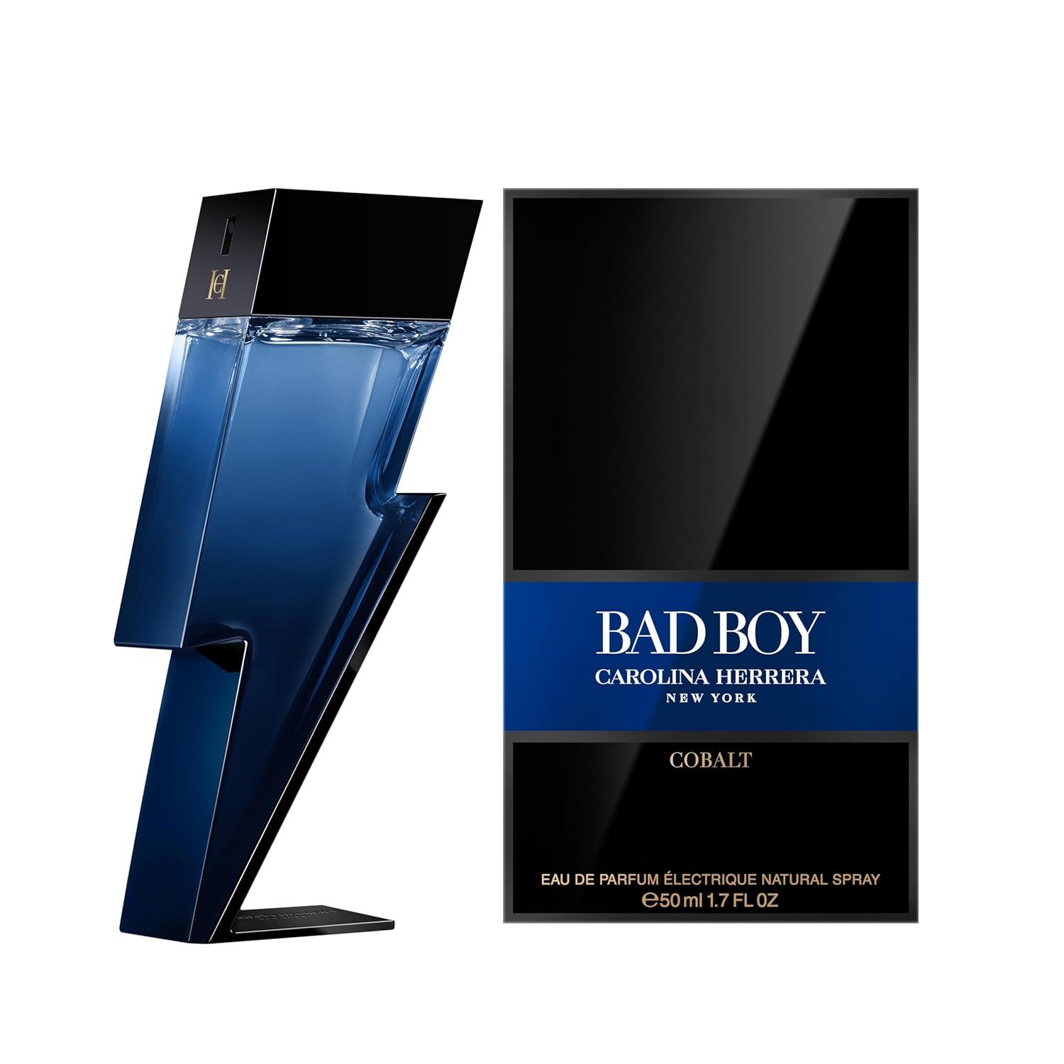 Carolina Herrera Wood Bad Boy Cobalt Men's Eau De Parfum Électrique 100Ml (swiss forest)